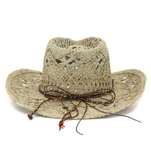 UV‑Shield Cowboy Hat – Unisex 58 cm Wide Brim, Feather‑Light Hamcho Fabric, Natural Brown – Shop Decimals
