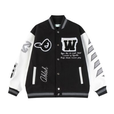 Ultra‑Light Moon Letter Baseball Jacket – Under 1 kg for Free‑Range Play, Black Hip‑Hop Style | Shopdecimals