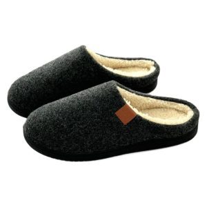 Cozy Anti‑Cashmere Flat‑Heel Men’s Slippers – Lightweight 0.40 kg Warmth, Non‑Slip Rubber Sole, Sizes EU46‑51 – Shopdecimals