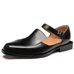 Ultra‑Light Breathable Plus‑Size Men’s Sandals – Hollow Design for Cool Comfort, Square Toe, Black/Brown – Shopdecimals