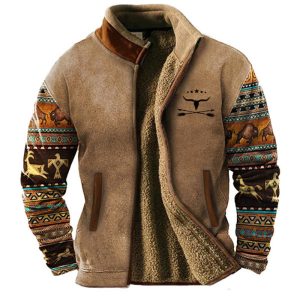 Lightweight Warmth: Men's Plaid Fleece Jacket – 11 Colors, XXL+ Sizes, Ideal for Spring & Autumn | Shopdecimals