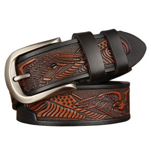 Stretch‑Resistant Cowhide Belt – Lightweight 0.21 kg, 5 Precise Lengths, 3 Classic Colors – Shopdecimals Men’s Belt
