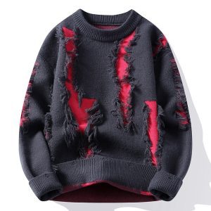 Lightweight Plus‑Size Men’s Sweater – Warm, Loose‑Fit Pullover in Five Colors, Sizes 165‑190 cm | Shopdecimals