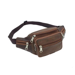 Hands‑Free Running Belt Bag – Ultra‑Light Leather Crossbody with Large Phone Pocket, Adjustable Buckle, 4 Colors | Shopdecimals