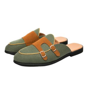 Breathable Closed-Toe Summer Sandals for Men – Ultra-Light 0.6 kg Semi‑Slippers with Slip‑Resistant Rubber Sole, 38‑47 Sizes | Shopdecimals