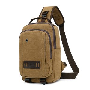 Ultra‑Light 0.45 kg Canvas Chest Messenger – Wear‑Resistant Crossbody Bag for Laptop & Gear – 5 Rugged Colors | Shopdecimals