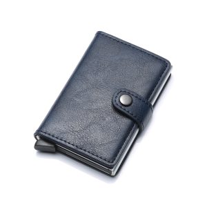Featherlight Aluminum RFID Wallet – 12‑Card Capacity, 0.08 kg, Ultra‑Compact 9.5×6.5×1.7 cm – Shopdecimals