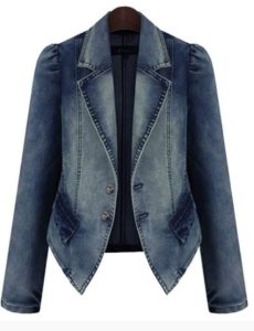 Flattering Plus‑Size Denim Jacket – Lightweight Dark‑Blue Outerwear for M to 5 XL, Comfortable Warmth & Style – Shopdecimals