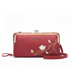 Spacious Zip Wallet for Women – Waterproof PU Leather, Anti‑Theft Zip, Holds Cash, Cards & Coins – Shopdecimals
