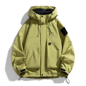 Ultra‑Light Waterproof Windproof Work Jacket – Featherlight 0.74 kg Protection, Hooded with Reflective Strip – Shopdecimals