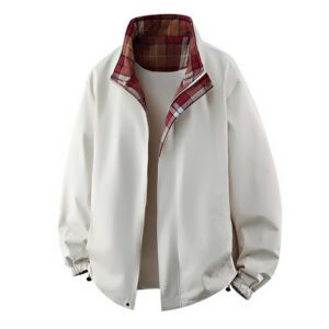 Ultra‑Light Men’s Stand‑Collar PU Work Jacket – 0.68 kg Protection in White, Black, Light Blue & Yellow | Shopdecimals