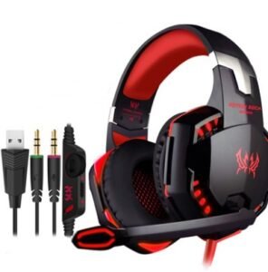 Wired Gaming Headset Headphones Surround Sound Deep Bass Stereo Casque Earphones With Microphone | ShopDecimals