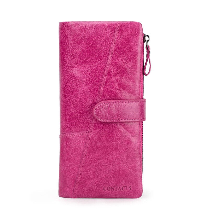 Black Angel Factory Supply Fashion Splicing Long Leather Men's Wallet | ShopDecimals