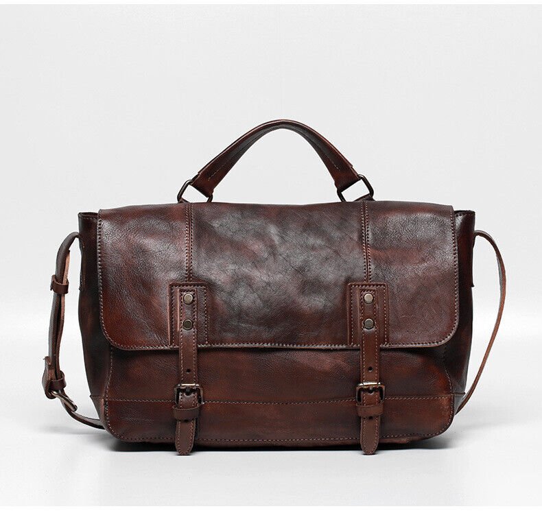 Men's Retro Leather Shoulder Bag | ShopDecimals
