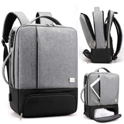 Shopdecimals 15.6‑Inch Laptop Backpack – Padded Sleeve Protects Your Device, Water‑Resistant Nylon, Lightweight Comfort for Commute & Travel