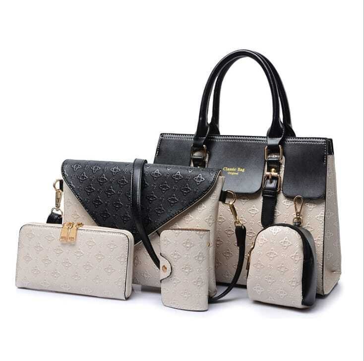 A set of Luxury Leather Handbags Black | ShopDecimals