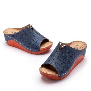 Large Size Wedge Heel Slippers Women Platform Women Sandals | ShopDecimals