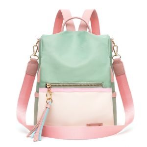 Oxford fabric color contrast fashion backpack | ShopDecimals