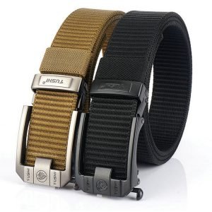 Automatic buckle nylon thick canvas belt | ShopDecimals