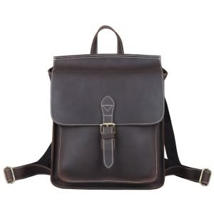 British College style leather backpack | ShopDecimals