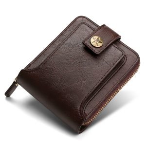Men's Wallet Retro Horizontal Zipper Change | ShopDecimals