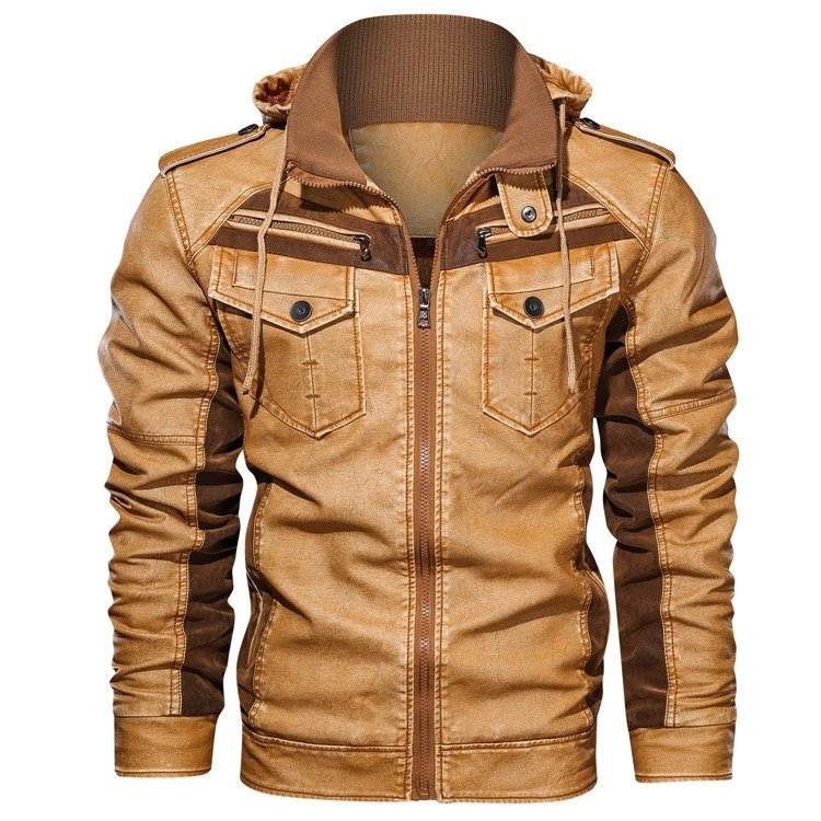 Men's locomotive leather Jacket | ShopDecimals