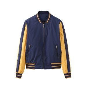 Jacket Quilted Jacket Color Matching Baseball Uniform | ShopDecimals