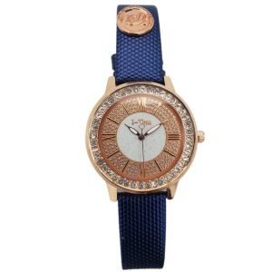 I-Tem Whitney I-TW870 Fashion Women Rhinestone Quartz Watch - Stylish Multi-color Variation Snake Skin Leather Strap for Women- I-Tem Innovation by Temi | ShopDecimals - blue