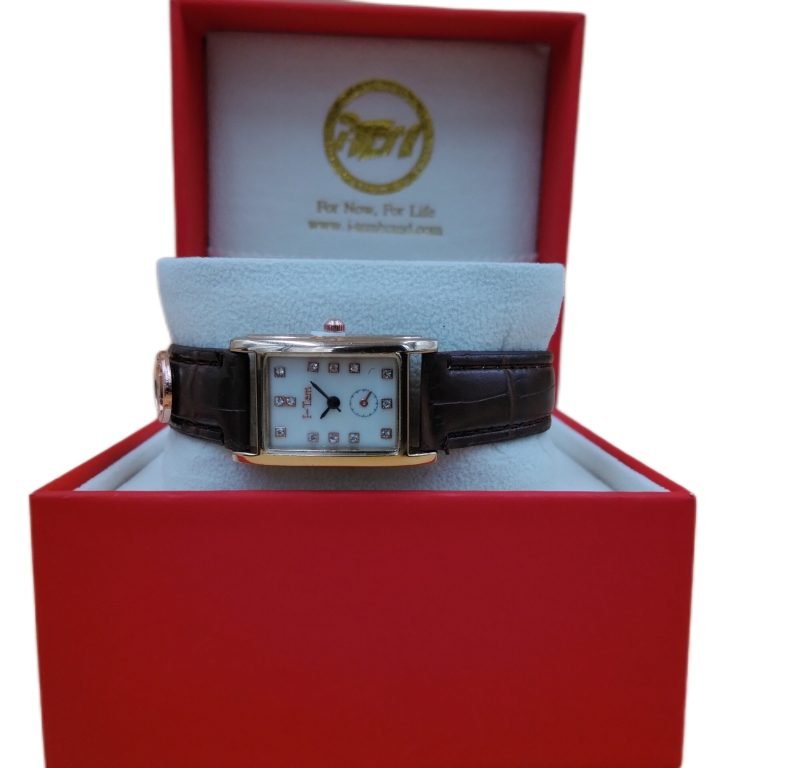 I-Tem Samara I-TW747 Ladies Quartz Diamond Design Square Leather Strap Wristwatch - Stylish and Elegant Timepiece for Women- I-Tem Innovation by Temi | ShopDecimals