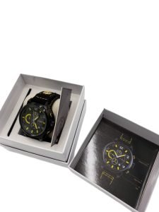 The Perfect Gentleman I-TW20B (Yellow) Series: A Classy and Multi-Functional Watch with Removable Wristpad and Water Resistance- I-Tem Innovation by Temi | ShopDecimals