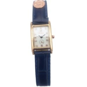 I-Tem Samara I-TW747 Ladies Quartz Diamond Design Square Leather Strap Wristwatch - Stylish and Elegant Timepiece for Women- I-Tem Innovation by Temi | ShopDecimals - blue