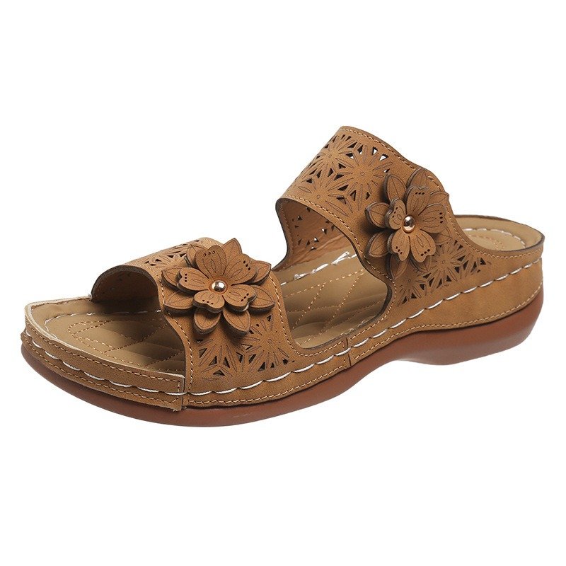Women's Casual Flower Flat Sandals | ShopDecimals
