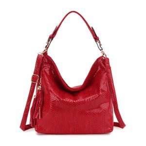 Snake Pattern Ladies Fringed Crescent Bag Shoulder Messenger Bag | ShopDecimals