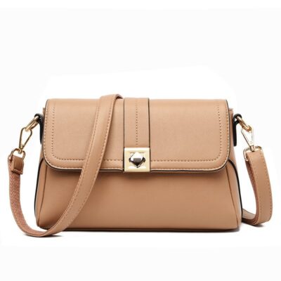 Lightweight Women's Square Messenger Bag – Soft PU, Double-Strap Comfort, Tablet Sleeve – Shopdecimals Small Shoulder Bag