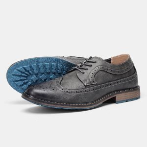 Men's Fashion Vintage Brogue Shoes | ShopDecimals