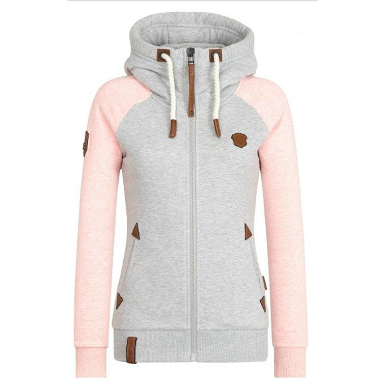 Women Contrast Hooded Sweatshirt | ShopDecimals