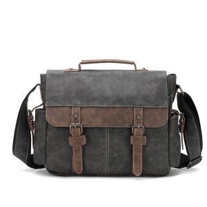 Casual PU Leather Trendy Retro Men's Shoulder Bag | ShopDecimals