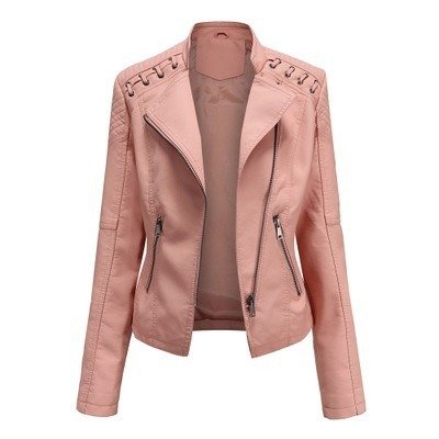 Women's Leather Jackets Women's Short Jackets Slim Thin Leather Jackets Ladies Motorcycle Suits | ShopDecimals