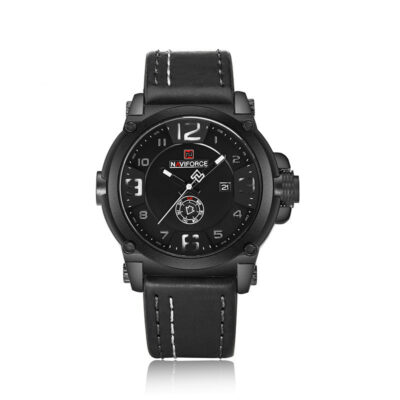 Shopdecimals Men's Water‑Resistant Quartz Calendar Watch – Ultra‑Light 0.10 kg, 45 mm Dial & 4 Interchangeable Straps