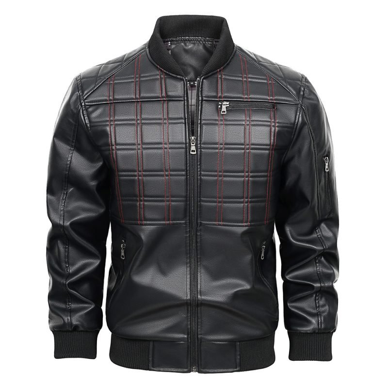 Men's Spring And Autumn Leather Jacket  | ShopDecimals