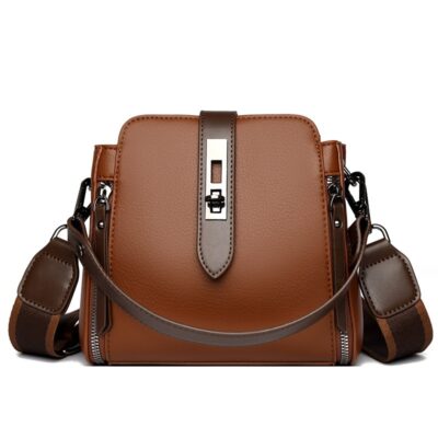 Ultra‑Light Soft Leather Bucket Crossbody – 210 cm Capacity for Hands‑Free Comfort – Shopdecimals