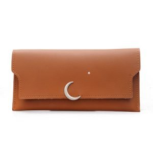 Star Moon Rivet Zipper Soft Leather Coin Wallet | ShopDecimals