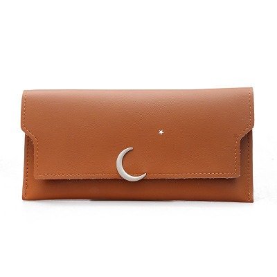 Star Moon Rivet Zipper Soft Leather Coin Wallet | ShopDecimals