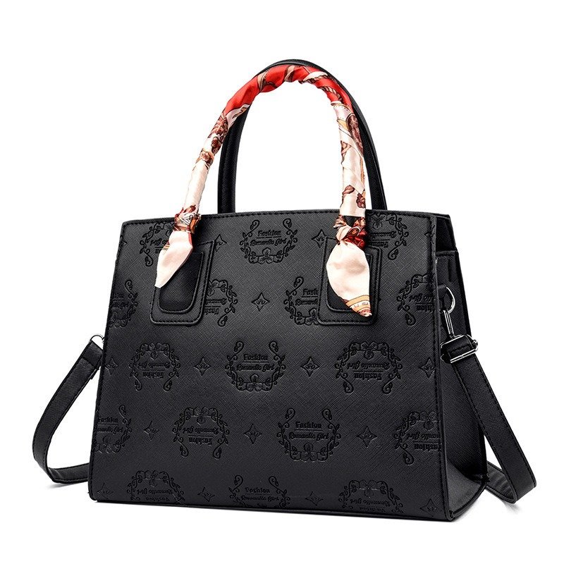 Large-capacity Fashion And Popular Embossed Ladies One-shoulder Messenger Handbag | ShopDecimals