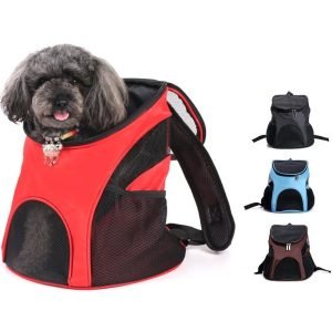 Hands‑Free Breathable Dog Backpack – Ultra‑Light 0.34 kg Carrier for Small Breeds (Chihuahua, Pug) – Foldable Mesh Ventilation, Shopdecimals