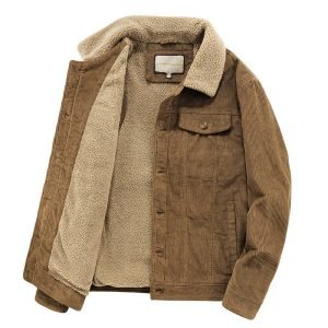 Winter Corduroy Cotton Coat Men | ShopDecimals
