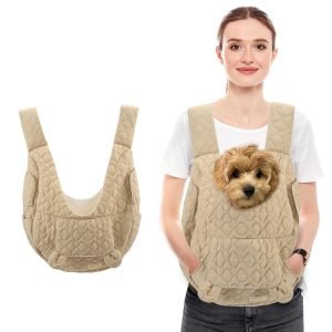 Hands‑Free Pet Chest Bag – Breathable Dark Khaki, 50‑60 L Capacity, Ultra‑Light 0.35 kg for Comfortable Walks – Shopdecimals
