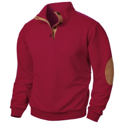 Lightweight 0.4 kg Men’s Stand‑Collar Sweater Coat – Slim Fit, 5 Colors, Warm Travel Layer – Shopdecimals