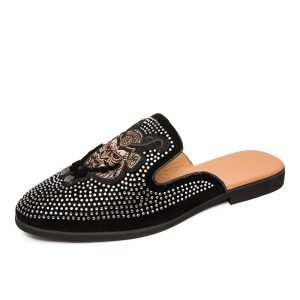 Men's Heelless Lazy Sequin Sandals | ShopDecimals