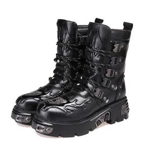 Men's Fashionable And Versatile Mid To High Top Boots | ShopDecimals